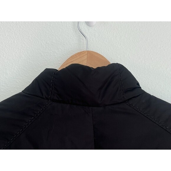 Eddie Bauer Jacket Women's Large Premium Goose Down Black Quilted Full Zip - Picture 6 of 10